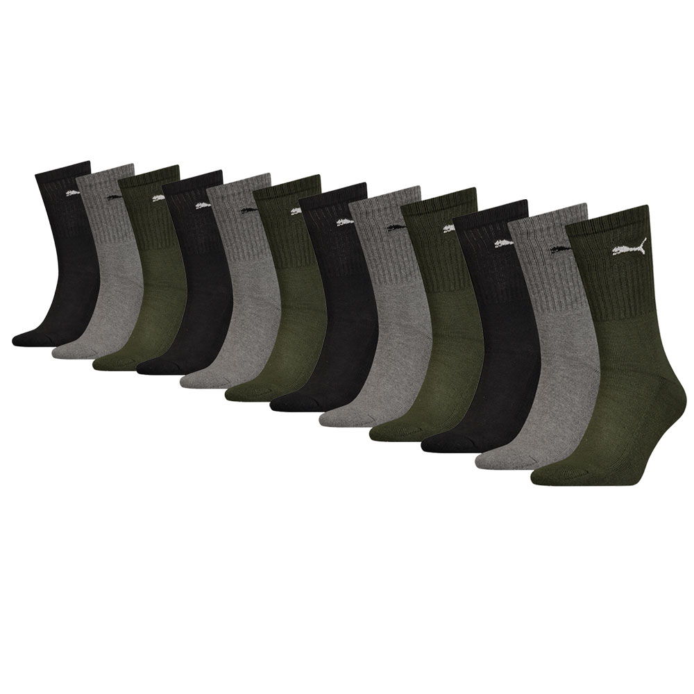 Puma Sportsokken 12-pack Green Combo39/42