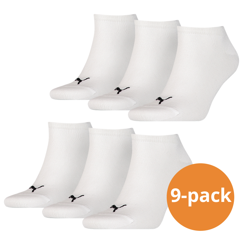 Puma sokken Sneaker wit 9-pack-43/46