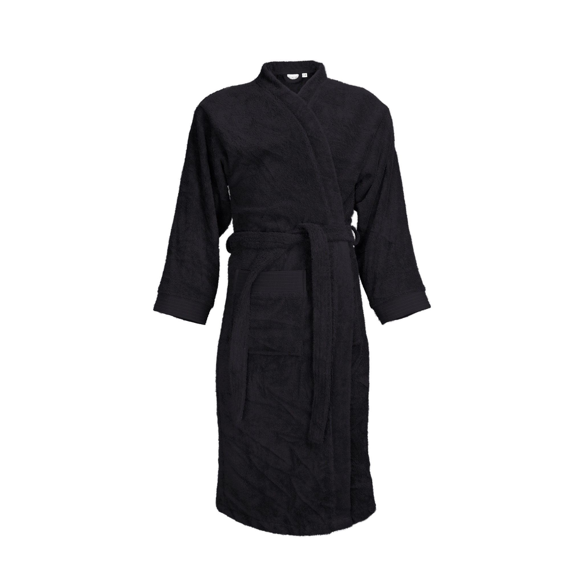 The One Badjas zonder capuchon 340 gram Zwart-XXL/XXXL