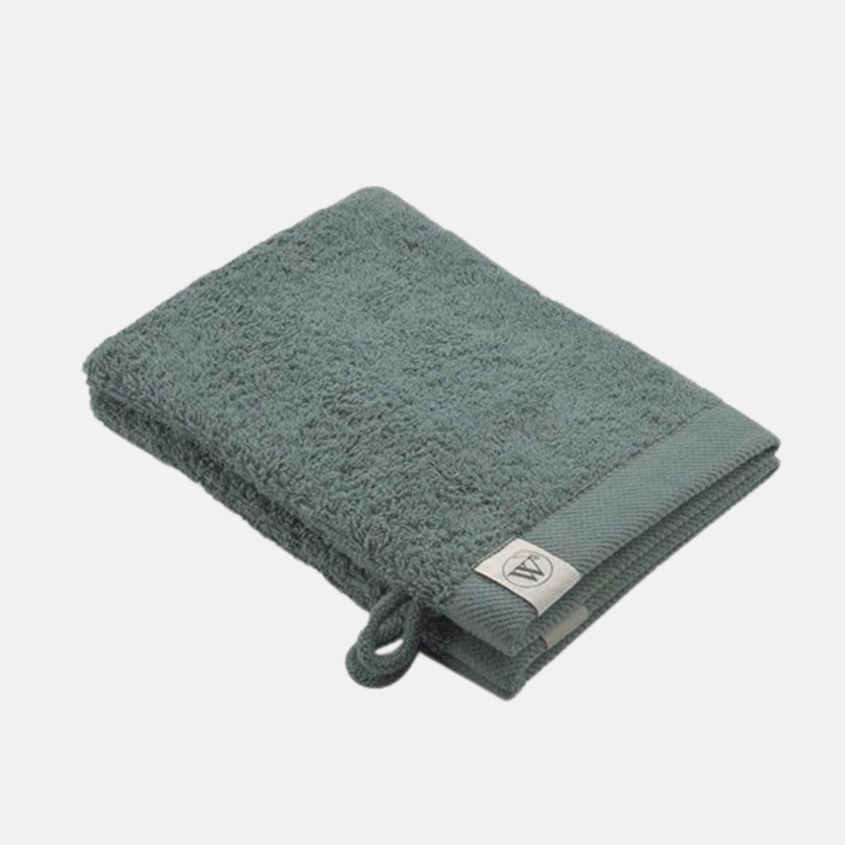 Walra Remade Cotton Washandje 16 x 21 cm 550 gram Donker Groen - 2 stuks